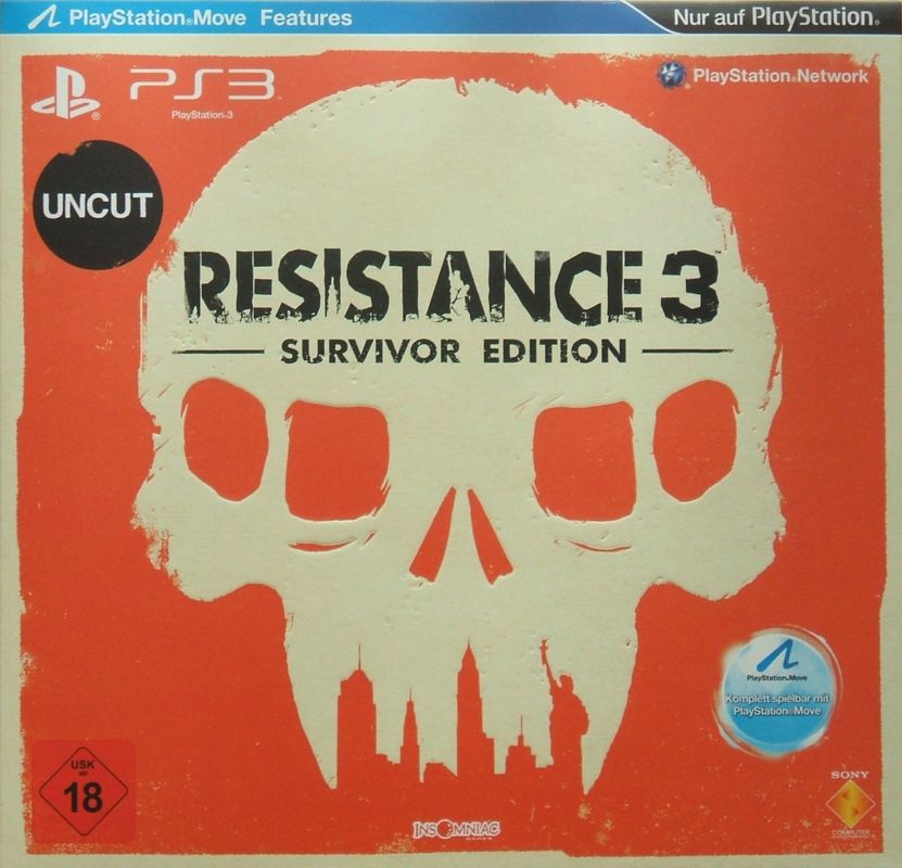 Resistance 3 [Doomsday Edition] box art for Playstation 3